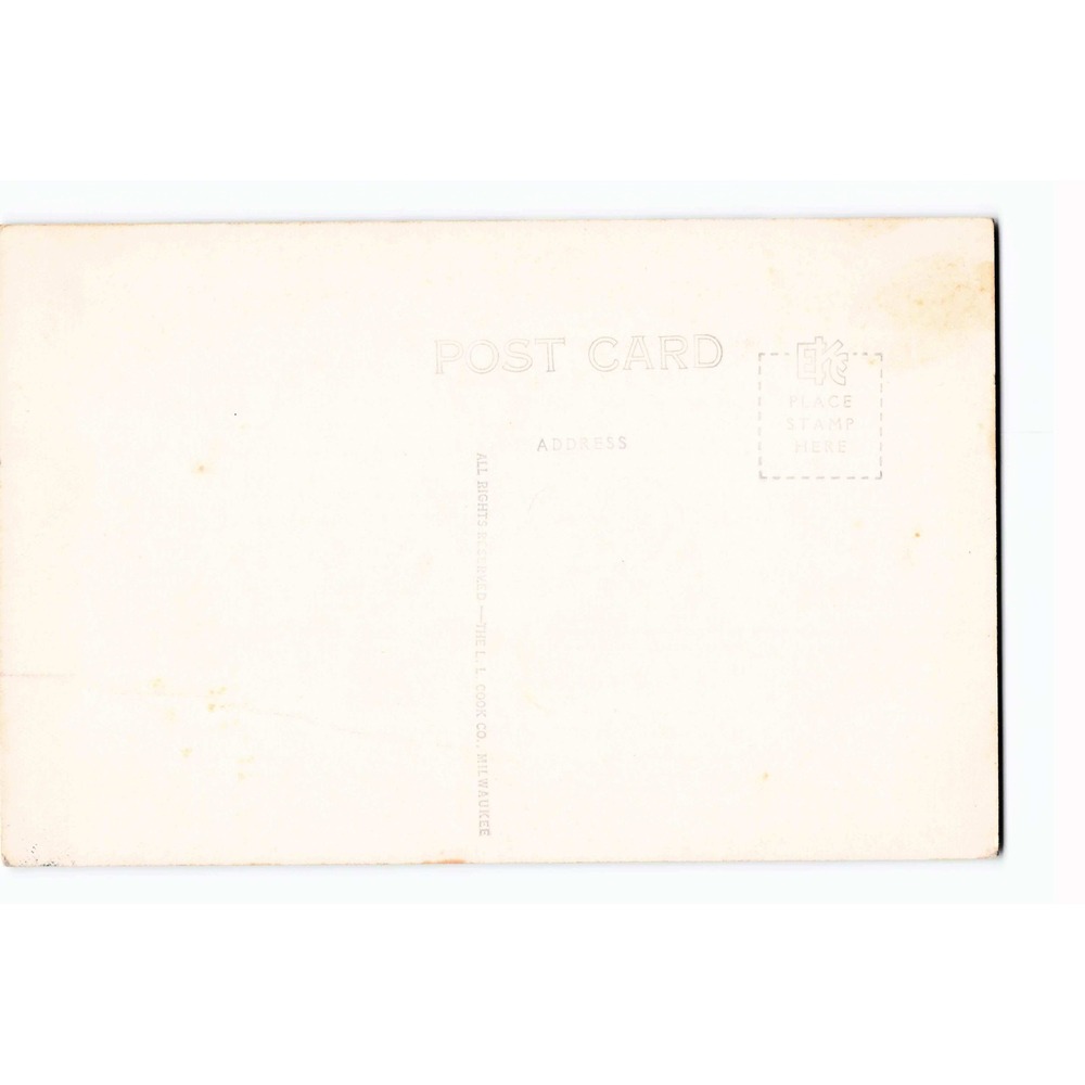 RPPC Bethany Lutheran Church Kohler Wisconsin WI L L Cook Real Photo Postcard - Picture 2 of 2